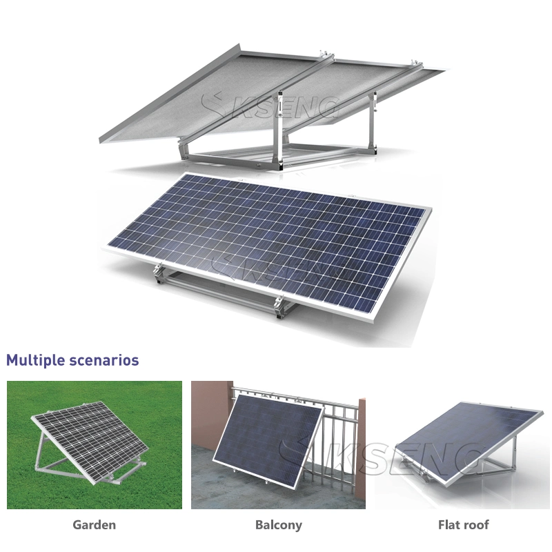 EU Stock Adjustable Angle Balcony Power Plant Solar Panel Mounting Brackets