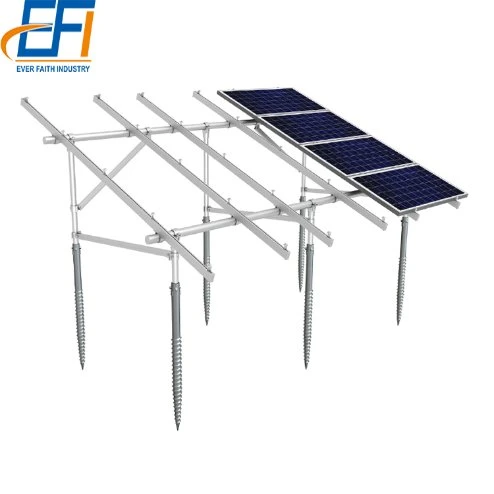 Ground Screw Photovoltaic Solar Mounting Structure System