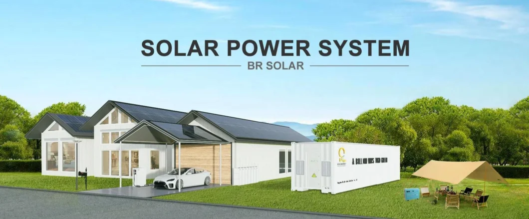 25 Year Lifespan 3kw 5kw 10kw Complete Solar Home Using System with Rooftop Mounting Package Mounting with Inverters and Lithium Batteries